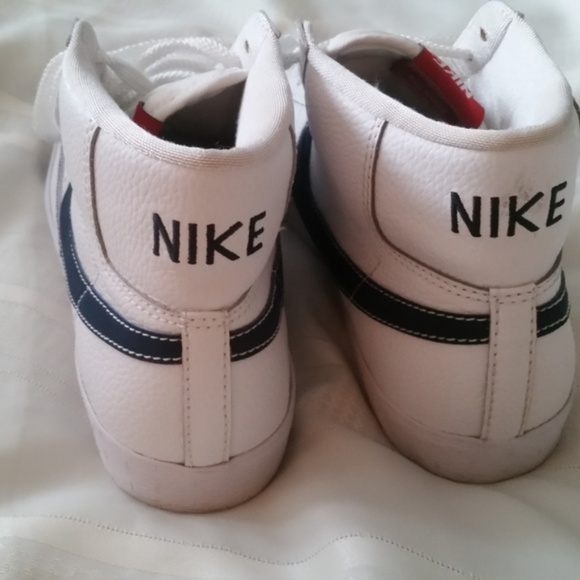 NIKE Sneakers Swoosh  US MEN SIZE 14 - PURE LEATHER! - Rare shoes.